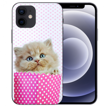 Handy Schutzhülle mit Fotodruck Kätzchen Baby für iPhone 12 mini