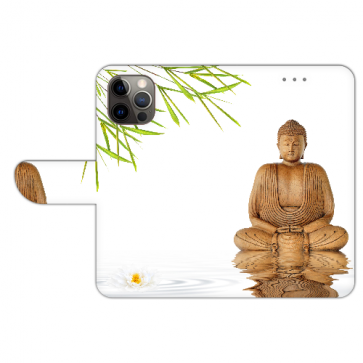 Schutzhülle Handy Hülle für iPhone 12 mit Fotodruck Frieden buddha Etui