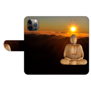 iPhone 12 Pro Max Handyhülle Tasche mit Bilddruck Frieden buddha