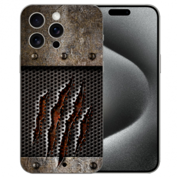 TPU Schutzhülle mit eigenem Fotodruck Monster-Kralle für iPhone 15 Pro Hülle