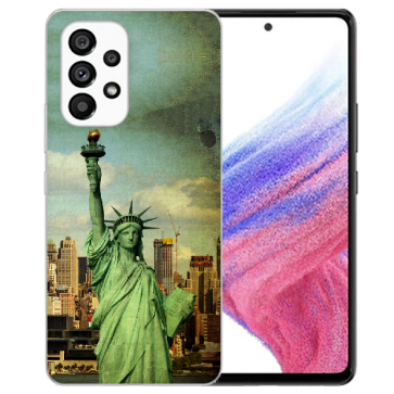 TPU Case Handyhülle Fotodruck Freiheitsstatue für Samsung Galaxy A33 (5G)