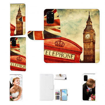 Samsung Galaxy S20 Handy Hülle mit Big Ben London Fotodruck Etui