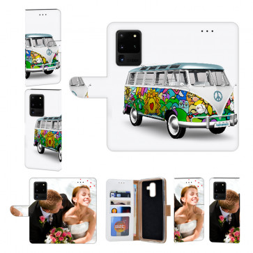 Handy Hülle mit Fotodruck Hippie Bus für Samsung Galaxy S20 Ultra