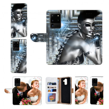 Samsung Galaxy S21 Ultra Handy Hülle mit Robot Girl Fotodruck 