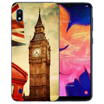 Samsung Galaxy A10 Silikon TPU Hülle mit Big Ben London Bilddruck