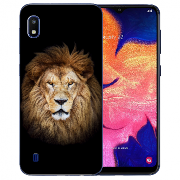 Samsung Galaxy A10 Silikon TPU Case Schutzhülle mit Löwe  Bilddruck