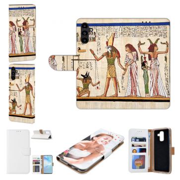 Handy Hülle Tasche für Samsung Galaxy A55 (5G) mit Fotodruck Götter Ägyptens