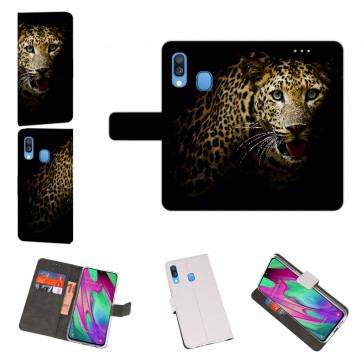 Huawei Y72019 / Y7 Prime 2019 Schutzhülle Hülle mit Leopard Druck