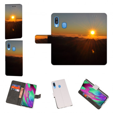 Huawei Y7 2019 / Y7 Prime 2019 Handyhülle mit Fotodruck Sonnenaufgang