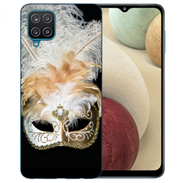 Samsung Galaxy A42 5G Silikon TPU Hülle mit Bilddruck Venedig Maske
