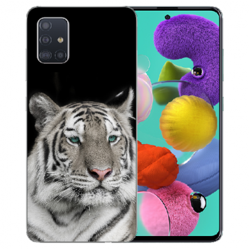 Schutzhülle Silikon TPU Handy Hülle für LG K42 mit Bilddruck Tiger