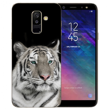 Samsung Galaxy J6 (2018) Silikon TPU Hülle mit Bilddruck Tiger