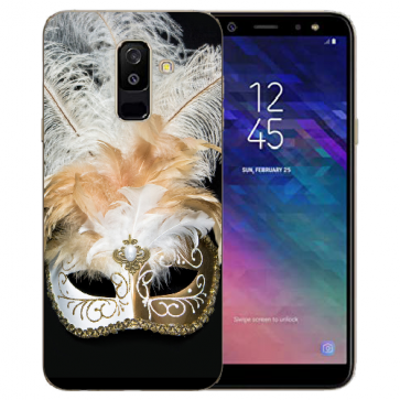 Samsung Galaxy J6 + (2018) TPU Hülle mit Bilddruck Venedig Maske