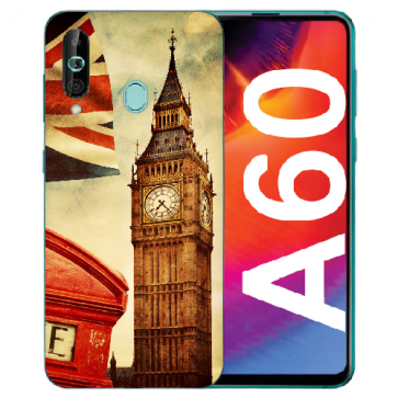 Samsung Galaxy A60 Silikon TPU Hülle mit Big Ben London Bilddruck