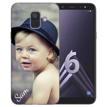 Samsung Galaxy A6 Silikon Schutzhülle TPU Case mit Foto Bilddruck