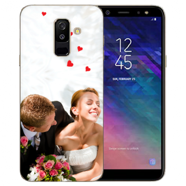 Samsung Galaxy A6 Plus 2018 Silikon Schutzhülle TPU Case mit Bilddruck
