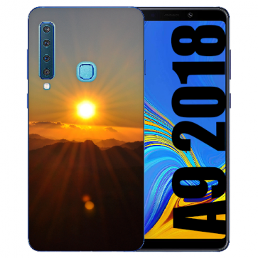Samsung Galaxy A9 (2018) TPU Hülle mit Bilddruck Sonnenaufgang