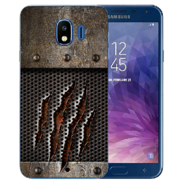 Samsung Galaxy J4 (2018) Silikon TPU Hülle mit Fotodruck Monster-Kralle
