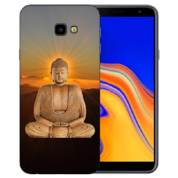 Samsung Galaxy J4 + (2018) Silikon Hülle mit Fotodruck Frieden buddha