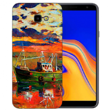 Samsung Galaxy J4 Plus (2018) Silikon Hülle mit Fotodruck Gemälde