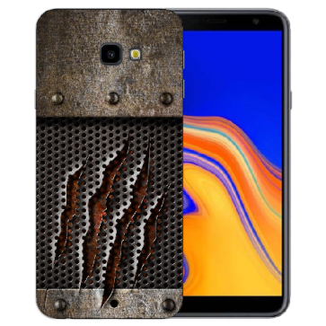 Samsung Galaxy J4 Plus (2018) Silikon Hülle mit Fotodruck Monster-Kralle