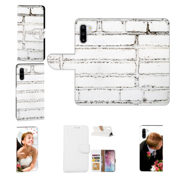 Samsung Galaxy Note 10 Personalisierte Handy Hülle mit Weiße Mauer Fotodruck 