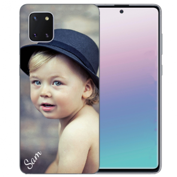 Samsung Galaxy Note 10 lite Silikon Schutzhülle TPU Case mit Foto Bilddruck