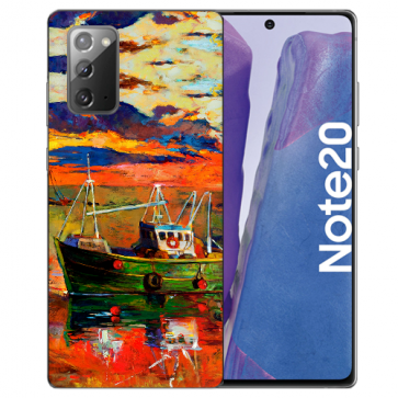 Samsung Galaxy Note 20 Silikon TPU Hülle mit Bilddruck Gemälde