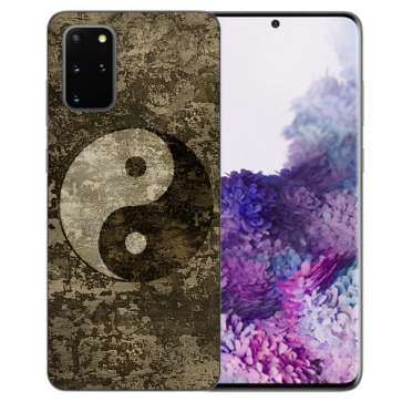 Samsung Galaxy S20 Silikon TPU Hülle mit Yin Yang Fotodruck Etui