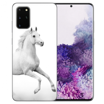 Samsung Galaxy S10 Lite Silikon Schutzhülle TPU Case mit Pferd Bilddruck