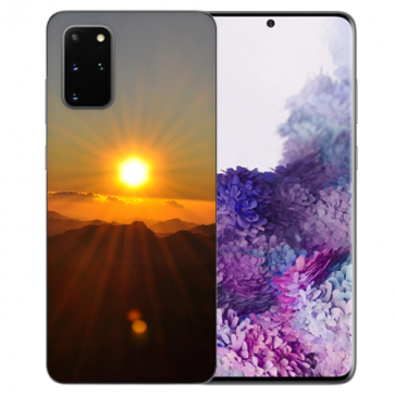 Samsung Galaxy S20 FE TPU Silikon Case Hülle mit Fotodruck Sonnenaufgang