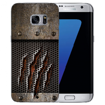 Samsung Galaxy S6 Silikon TPU Hülle mit Bilddruck Monster-Kralle