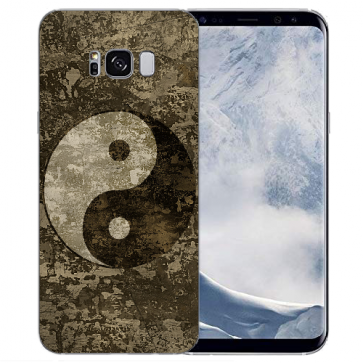 Samsung Galaxy S8 TPU-Silikonhülle mit Bilddruck Yin Yang Etui