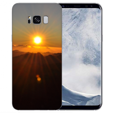 TPU Silikon Hülle mit Bilddruck Sonnenaufgang für Samsung Galaxy S8 