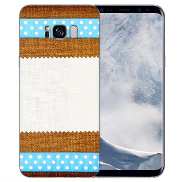 Samsung Galaxy S8 Plus 0,8mm TPU Silikon mit Muster Bilddruck Etui