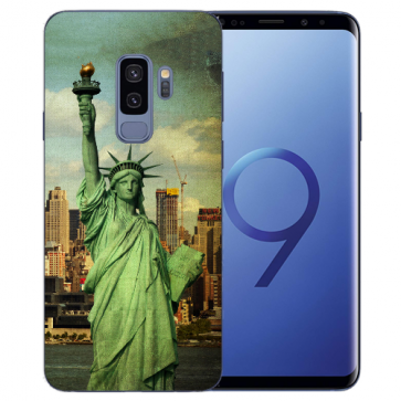 Samsung Galaxy S9 Silikon TPU Hülle mit Fotodruck Freiheitsstatue