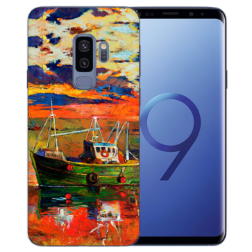Samsung Galaxy S9 Plus TPU Silikon Hülle mit Bilddruck Gemälde