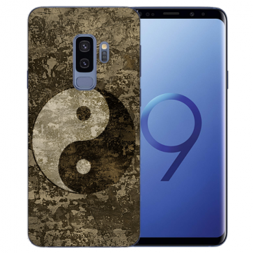 Silikon TPU Hülle mit Fotodruck Yin Yang für Samsung Galaxy S9 