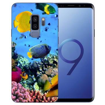 Samsung Galaxy S9 Silikon TPU mit Fotodruck Korallenfische