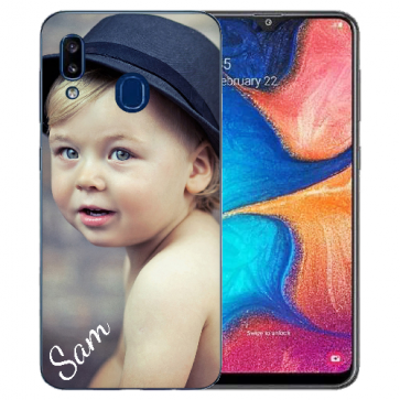 Samsung Galaxy A20 Silikon TPU Case Schutzhülle mit Foto Bilddruck