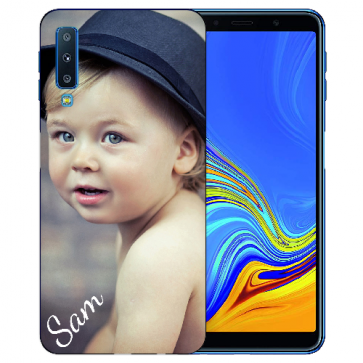 Samsung Galaxy A7 (2018) Silikon TPU Case Schutzhülle mit Foto Druck