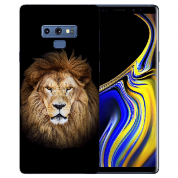 Samsung Galaxy Note 9 Silikon TPU Schutzhülle mit Löwe Foto Druck