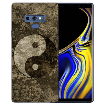 Samsung Galaxy Note 9 Silikon TPU Hülle mit Bilddruck Yin Yang