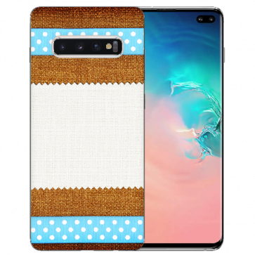 Silikon TPU mit Fotodruck Muster für Samsung Galaxy S10 Plus Etui