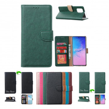 Handy Schutzhülle Tasche Cover in Grün für Xiaomi Mi 10 Lite Etui