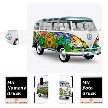 Personalisierte Handyhülle mit Hippie Bus Fotodruck für Sony Xperia XZ4 