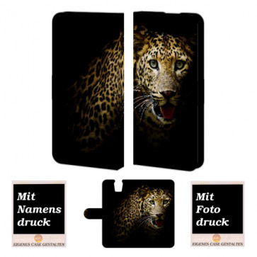 HTC One E9 Plus Tiger Handy Tasche Hülle Foto Bild Druck