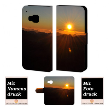 HTC One M9 Sonnenaufgang Handy Tasche Hülle Foto Bild Druck