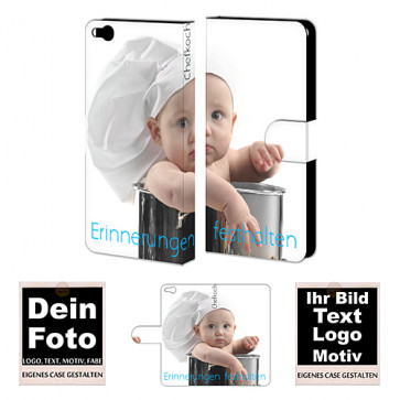Ledertasche Handyhülle für HTC One X9 mit Fotodruck Etui