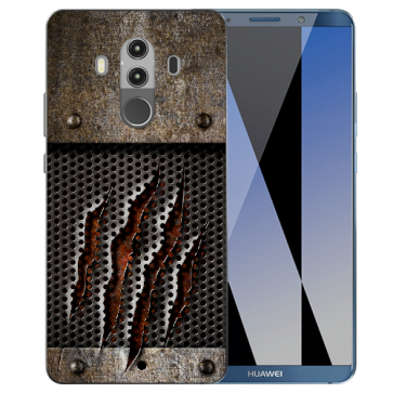 Huawei Mate 10 Pro Silikon TPU Hülle mit Monster-Kralle Fotodruck Case